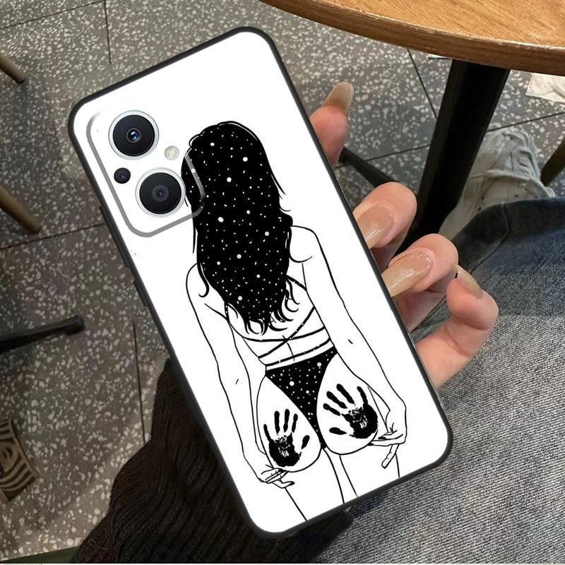 Sexy Nude Women Art For OPPO Reno 11F 12F 13F 14F 8T 10 11 12 13 14 Pro 8 7 Lite OPPO Find X8 X6 X5 X9 Pro Case