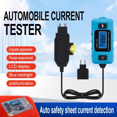Automotive Circuit Fault Probe Tester 23A 12V Wire Tracer with LCD Display Car Relay Current Tester High-Precision Blade Checker for Car Repair