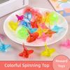 Children's Acrylic Spinning Top Gem Toy, Colorful, Durable, Shiny Crystal Top, Suitable for Boys and Girls at Home, Parties, School, Preschool, Play,