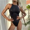 One-piece Swimsuit Women's Bikini Women's Sexy Solid Color Swimsuit Bikini