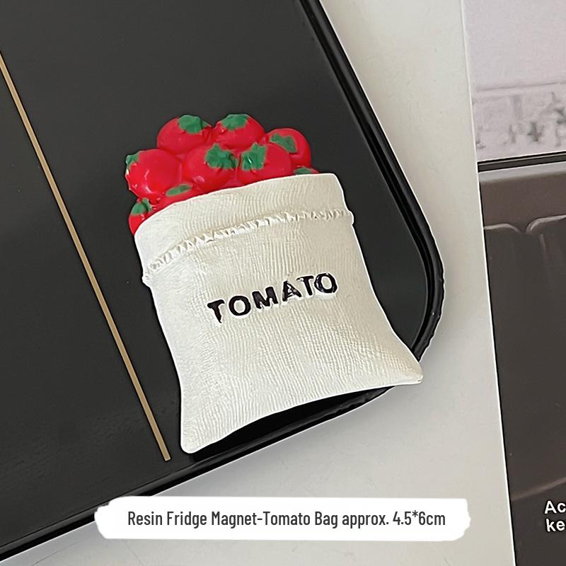 Personalized 3D Food Refrigerator Magnet - Creative & Cute Resin Design
