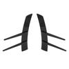2 Pcs Gloss Black Front Bumper Side Spoiler ABS Body Spoiler Canard Universal for Car