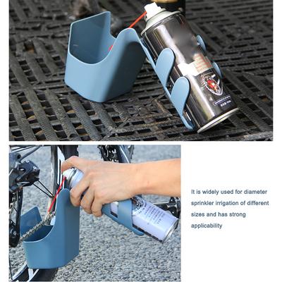 Elastic Plastic Bike Chain Oil Storage Box Splash-proof Bike Chain Oil Storage Tool with Brush Anti-spray for Motorcycle Bicycle