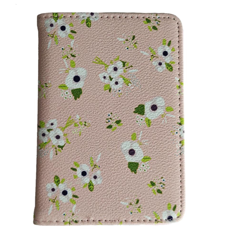 Stylish PU Leather Passport and Card Holder - Compact Travel Document Bag