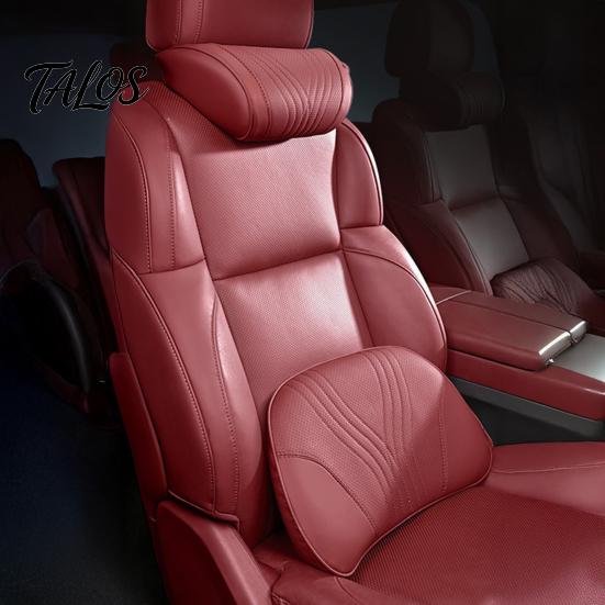 Ergonomic Neck Rest Car Headrest Pillow for Support, Memory Foam with Supportive Adjustable Strap, Universal Lumbar Support Cushion Auto Truck