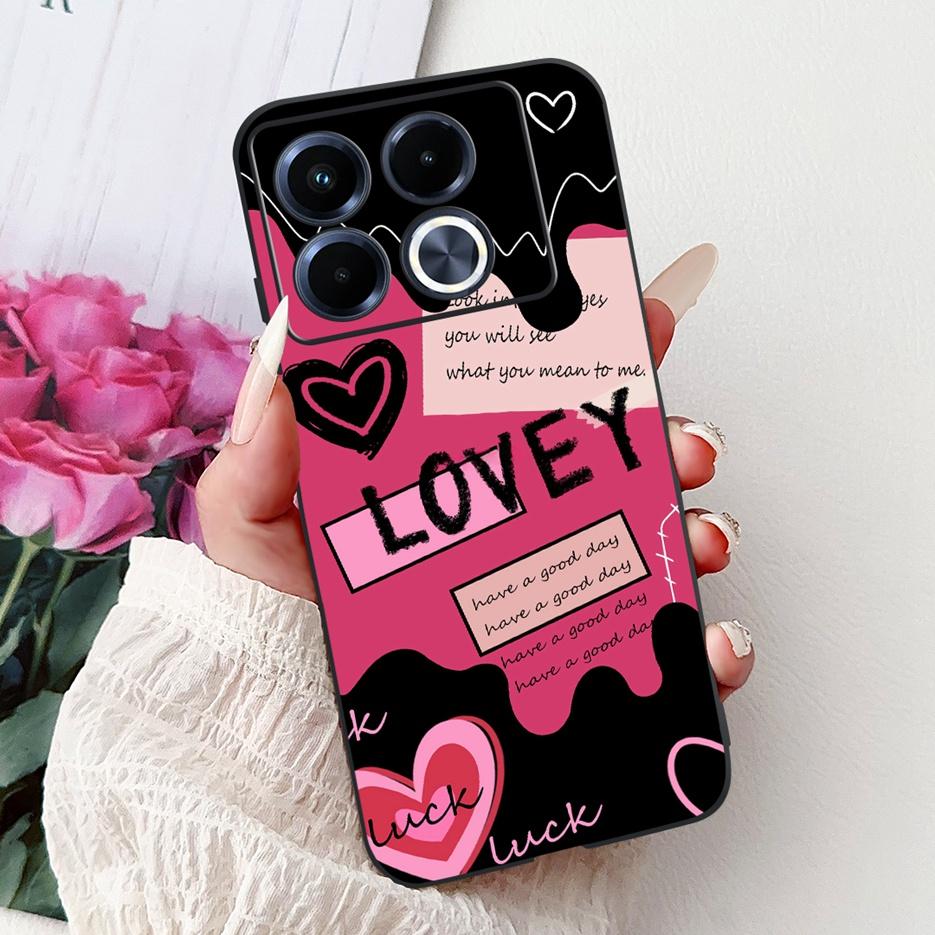 For Infinix Note 40 5G Case X6852 Luxury Fashion Painted Cover Matte Phone Case For Infinix Note 40 Pro Plus Note40 4G Soft Bags