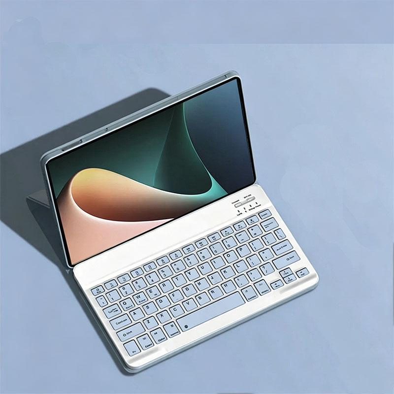 Compatible with Huawei MatePad SE 11" Tablet: Seven-Color Backlit Bluetooth Keyboard Case with Language Customization.