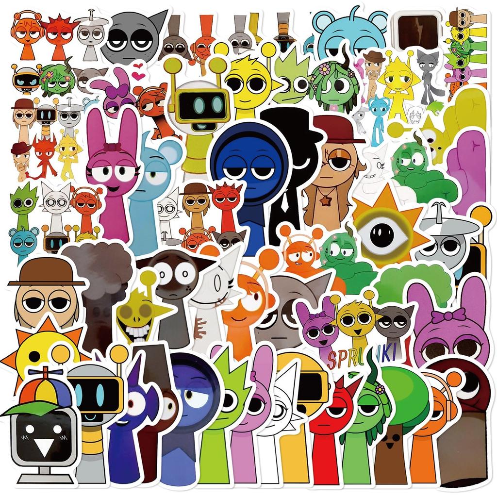 Samolepky 50PCS ,Nálepka na notebook Vodotěsné vinylové nálepky Nálepka na auto Motocykl Kolo Nálepky na zavazadla Nálepky na skateboard Samolepky na skateboard