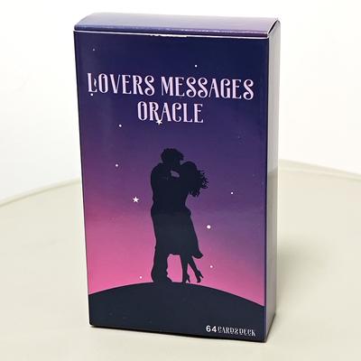 10,3*6 cm Miłośnicy Wiadomości Oracle Twin Flame Słowa kluczowe na Kartach 64 szt. Kart
