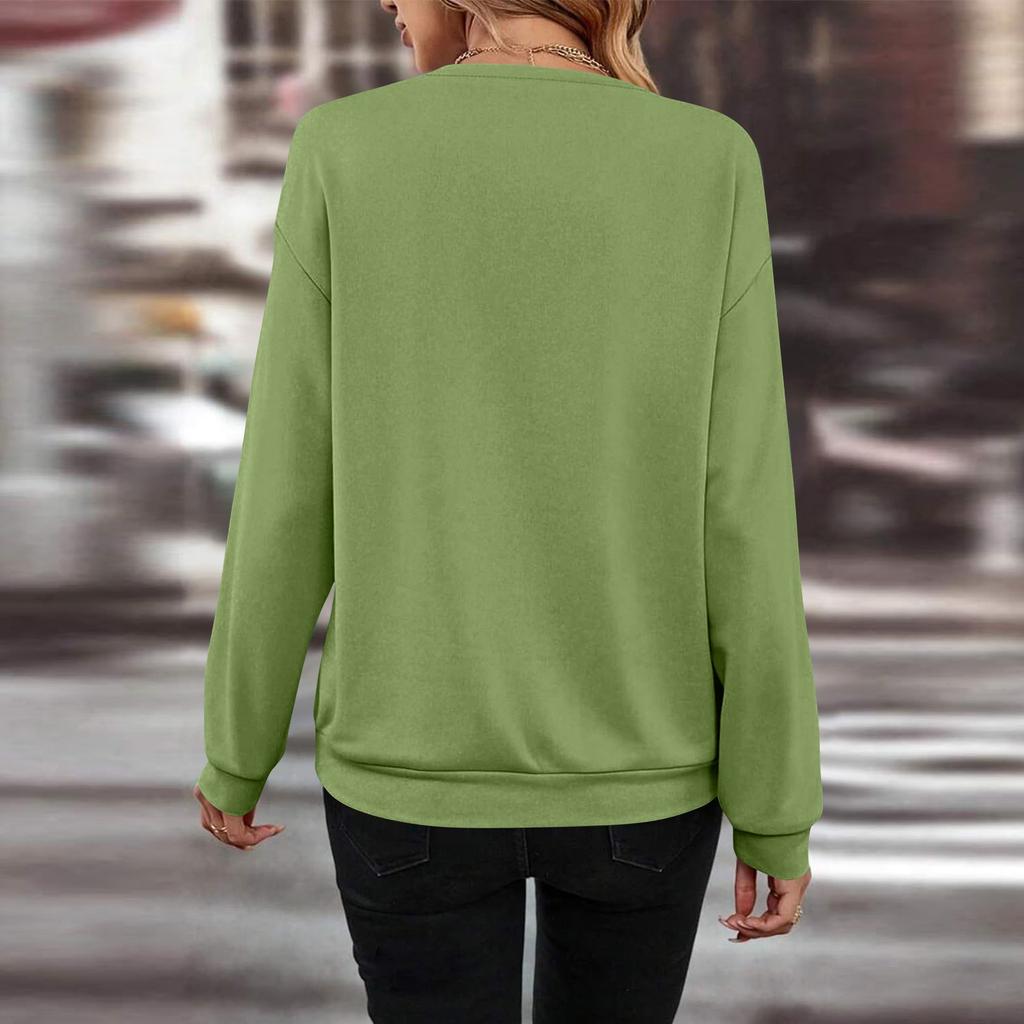 Women Casual Long Sleeve Basic Quarter Zipper Print Pullover Sweatshirts Casual Top Fall Clothes