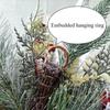 New Christmas Door Pendant Scene Layout Christmas Home Decoration Door Hanging Stair Wreath Wall Hanging Christmas Decor