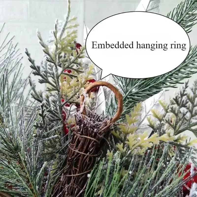 New Christmas Door Pendant Scene Layout Christmas Home Decoration Door Hanging Stair Wreath Wall Hanging Christmas Decor