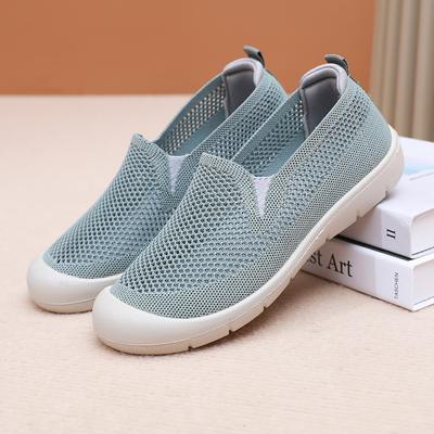 Fashion Plus Size 35-44 Shoes for Women Summer Mesh Breathable Comfortable Non-slip Platform Flats Shoes Loafers Women Zapatos De Mujer
