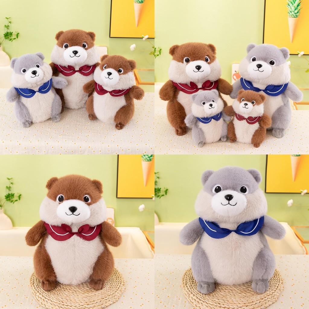 Groundhog Cute Cartoon Animal Plush Pp Cotton Filling Kids Gift Decoration Home
