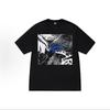 Camiseta Gráfica Oversize Unisex 2025 Mezcla de Algodón Manga Corta Camiseta Adolescentes Adultos