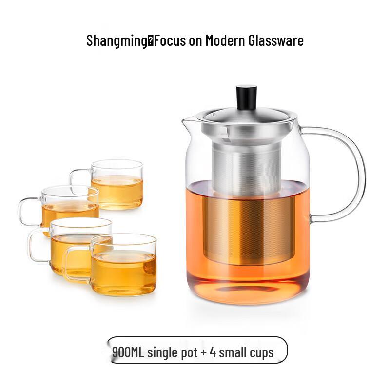 Shangming Heat-Resistant Glass Teapot Set