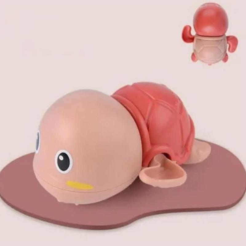 Baby Bath Toys Pool Beach Classic Chain Clockwork Water Toy Bathing Cute Duck Turtle Dolphin For Kids Water Playing Toys