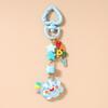 Aihua Cute Kawaii Happy Clouds Keychain for Women Girls Kids Handbag Pendants DIY Sweet Stars Cloud Key Ring Jewelry Gifts