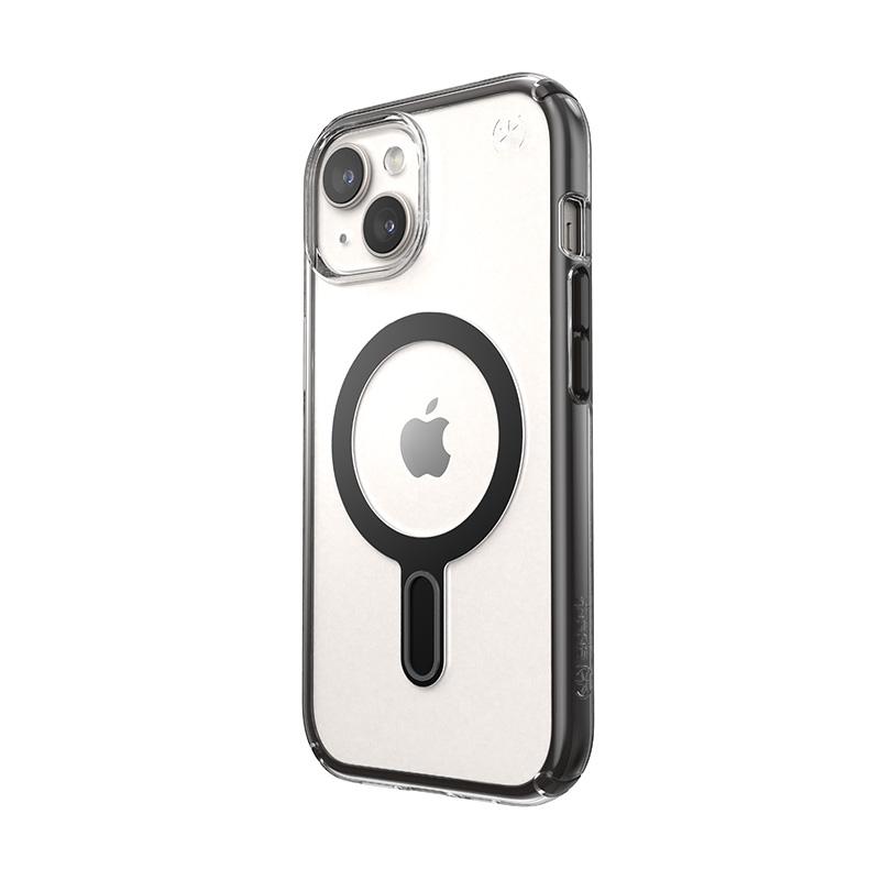 Speck Presidio Perfect-Clear Clicklock & Magsafe - Etui Iphone 15 / Iphone 14 / Iphone 13 (Clear / Frosted Black / Slate Grey)