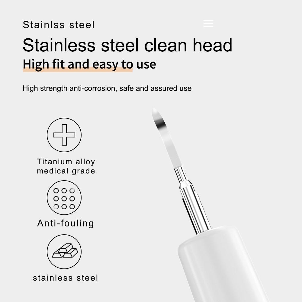 Electric Tooth Cleaner Sonic Vibration Dental Calculus Scaler Plaque Tartar Remover With LED Light 6 Modes Teeth Whitening Set