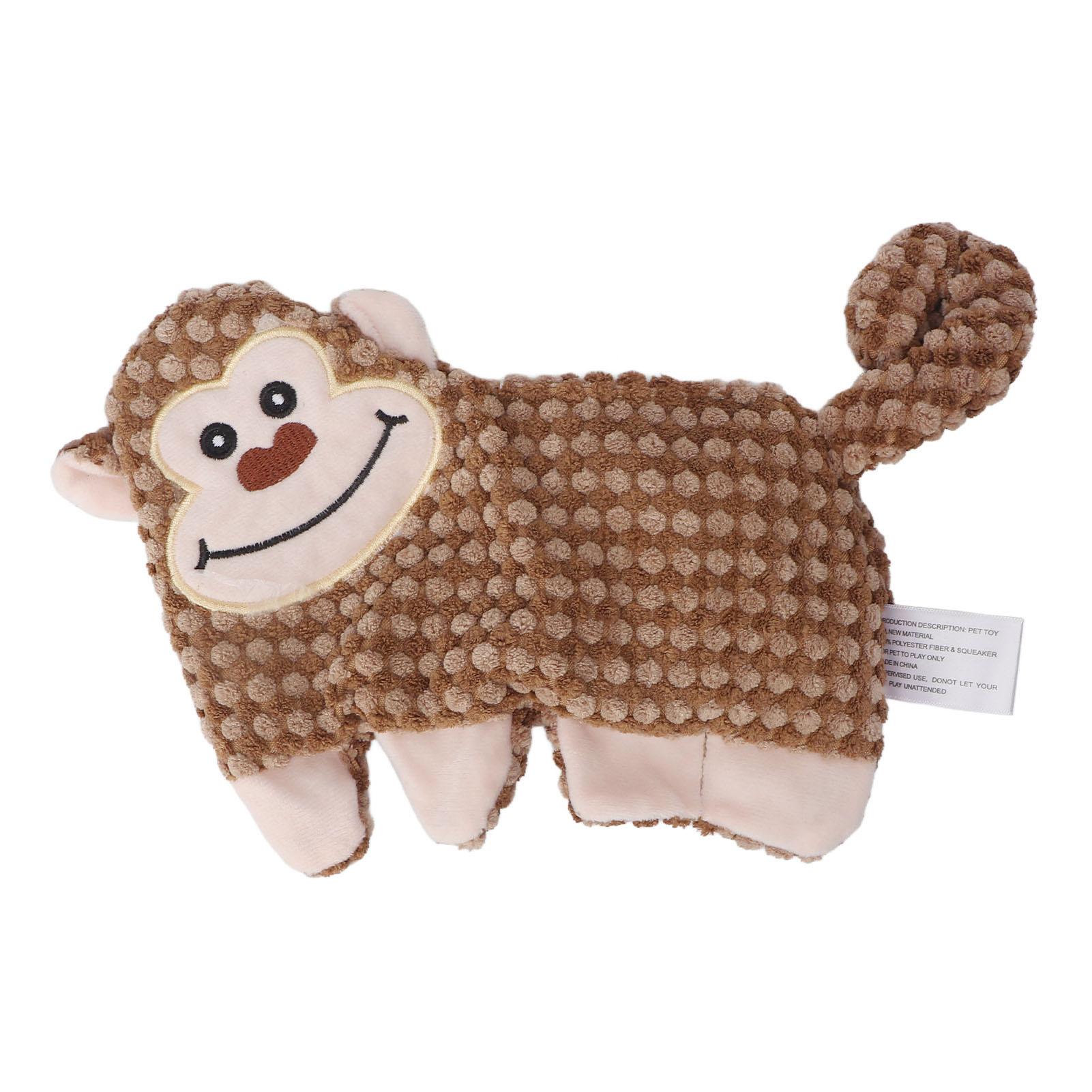 Fun Pet Toy Animal Shape Chew Toy For Dogs Puppy Squeaker Squeaky Plush Bone Molar Dog Toy Pet Training Dog Accessories