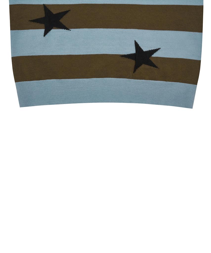 LUVISTRUE Py Star Collar Knit(Sky Blue)