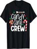 Candy Cane Crew Christmas Xmas Love Candy Boys Girls Kids T-Shirt