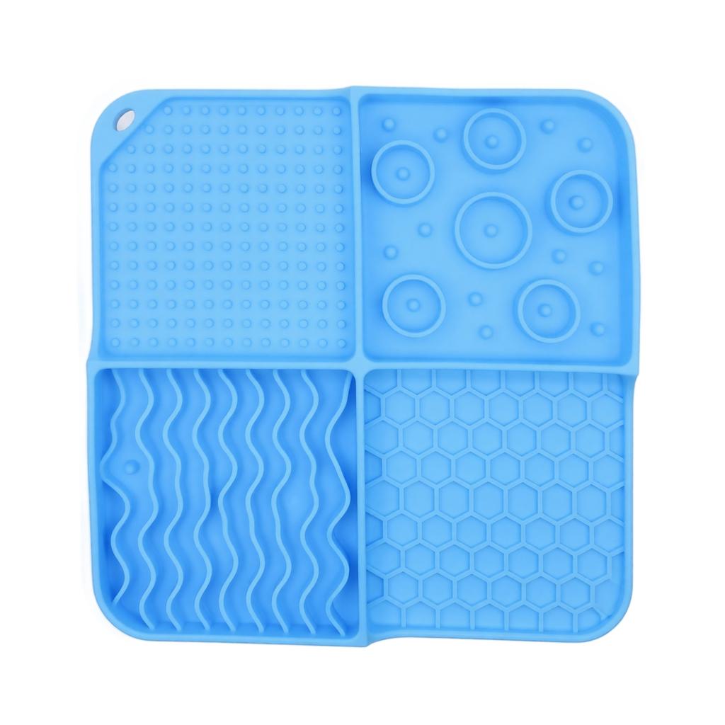 Slow Feeder Bowl for Dogs and Cats with Silicone Placemat and Lick, Non- Interactive Pet Feeding Set