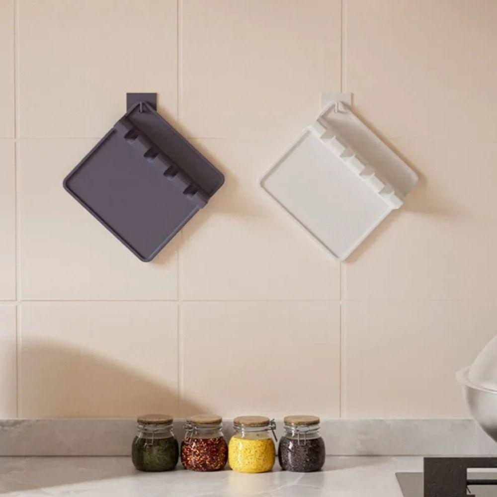 Large Capacity Spoon Mat with Drainage Hole Kitchenware Storage Rack Kitchen Utensil Rack Home