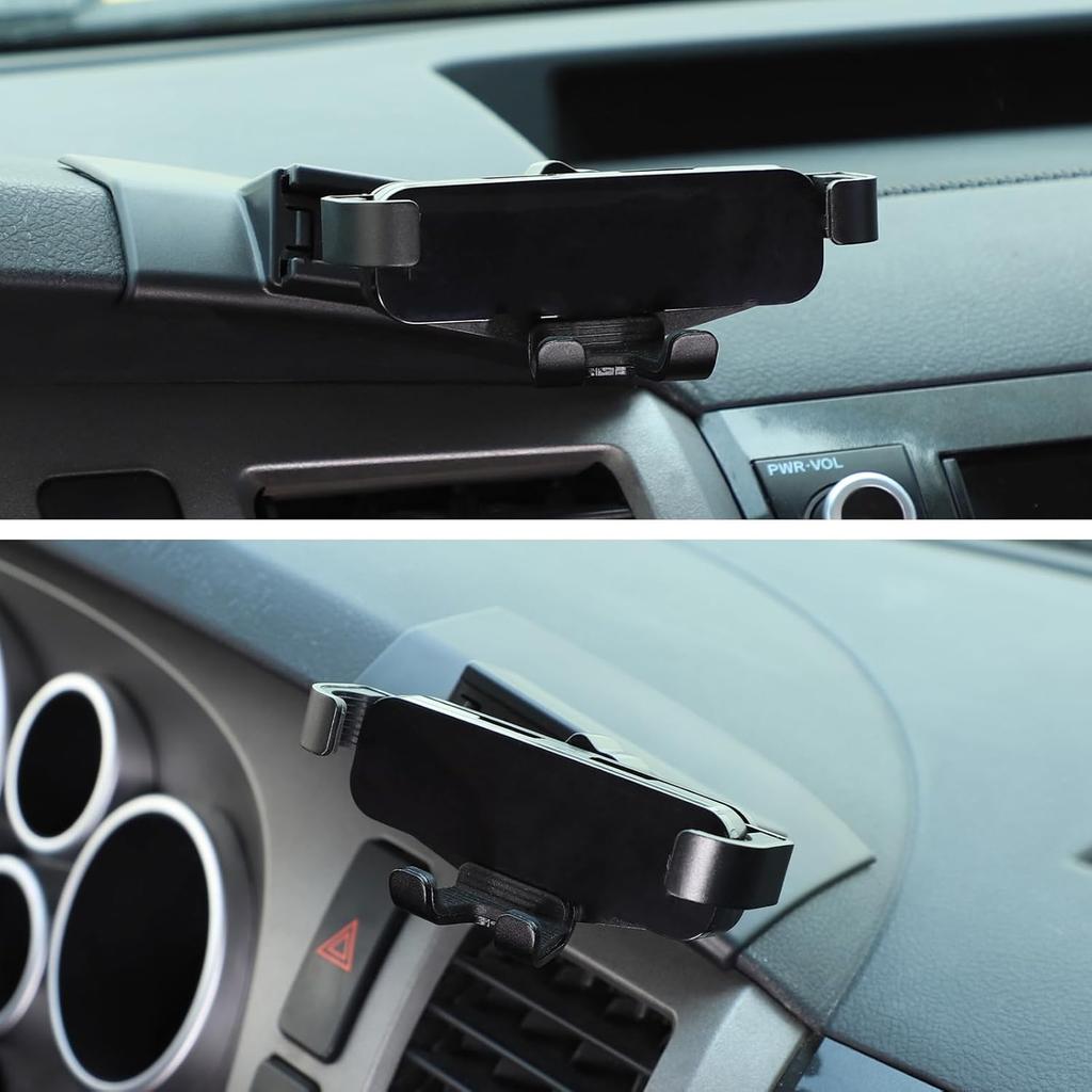 HAPPYHORSE Car Phone Mount Compatible with Toyot@ Tundra/Sequoia 2007-2013 Central Control Navigation Cell Phone Holder Dash Clip Dash Panel Mobile