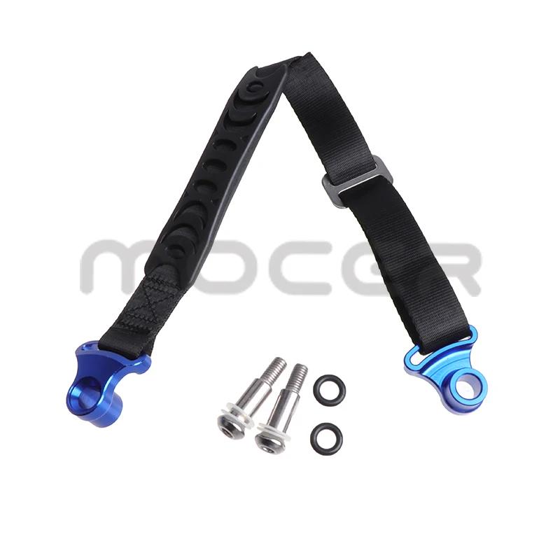 Motorcycle Rear Rescue Straps Adjustable Universal Sling Straps for KTM Honda Yamaha Kawasaki Suzuki Motocross Dirt Bike C1-Blue