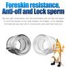 2pcs penis ring for men foreskin ring Male foreskin resistance complex ring Sex Time delay lock loop phimosis correction