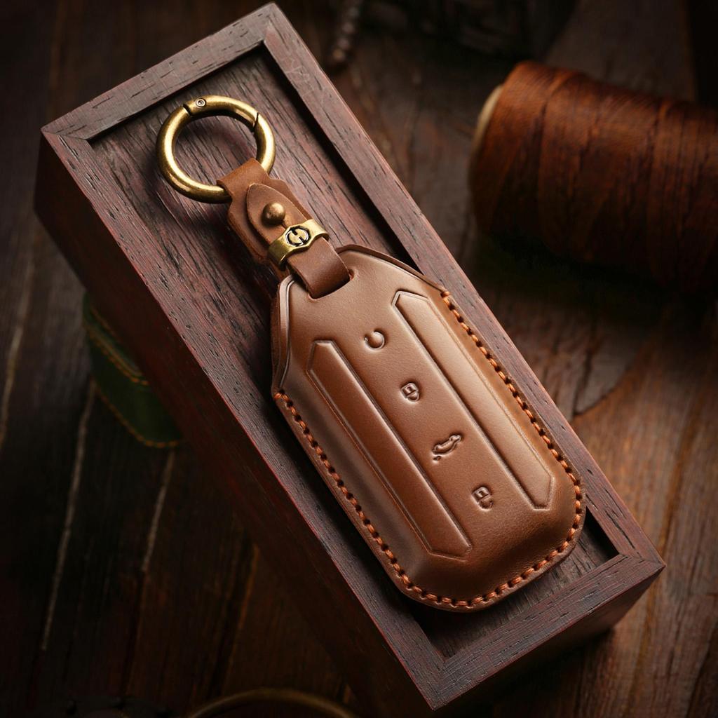 Suitable for Chery Omoda 5 Handmade Cowhide High-End Car Key Cover