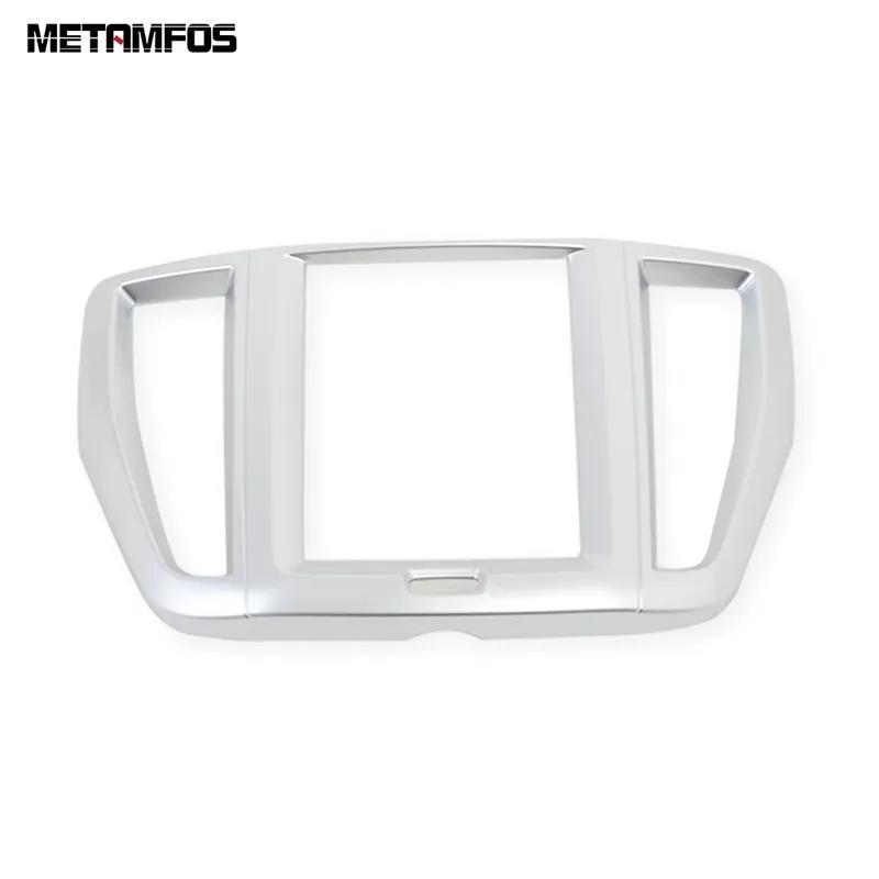 Center Console Air Condition Vent Outlet Trim Navigation Frame For Volvo XC60 XC 60 2017- 2024 Carbon Fiber Car Accessories