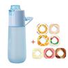 Multi-Flavor Fun Water Bottle for Kids: Fruit-Flavored, Aroma Scent, Spray Feature, Flavor-Changing