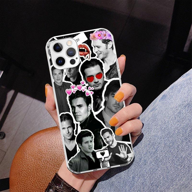 The Vampire Diaries Salvatore Phone Case For iPhone 17 Air 16 Pro Max 16E 15 + 14 Plus 11 12 13 Mini 7 8 SE Gift Print Cover Fun
