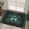 Hibernian FC Design Kristall Samt Teppich Gemütlich Nicht?Rutschfester Teppich mit Aufdruck für Schlafzimmer Wohnzimmer Eingang
