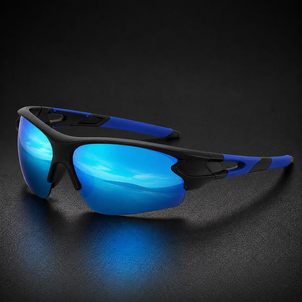 Sports Sunglasses Men Women UV400 Protection Lightweight Wrap Around Cycling Driving Fishing Outdoor Shades