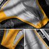 Men's Sexy Cotton Thong Low Waist Leak Hip Sports Panties Men Underwear with Convex Groove