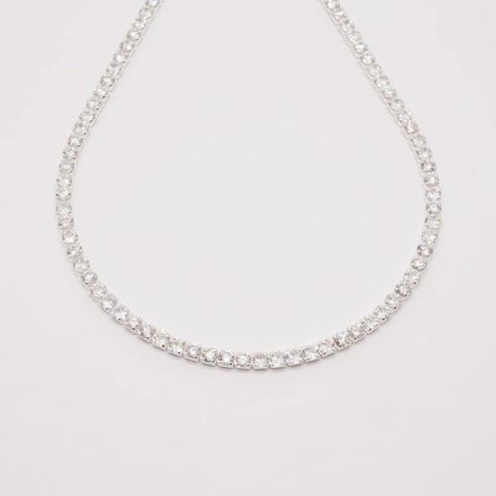 [Armuell][925Silver] Tennis Chain Necklace Amhn2473
