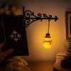 Iron Art Christmas Bookmark Light Retro LED Library Lantern  Reading Space