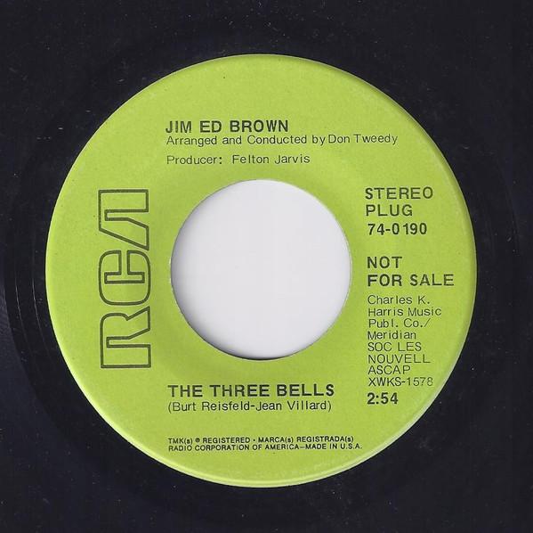 

7inch Record JIM ED BROWN - The Three Bells 740190 RCA 1974 US Folk Used