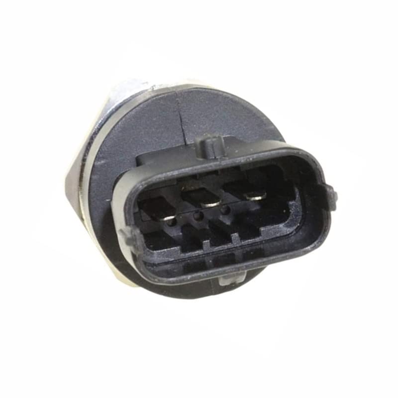 0281006365 Fuel Common Rail Pressure Sensor Compatible with Cummins 2007-2012 Ma-n Vol-vo DOD-ge Ram SLT 6.7L Replace OE Part Number 0281002652