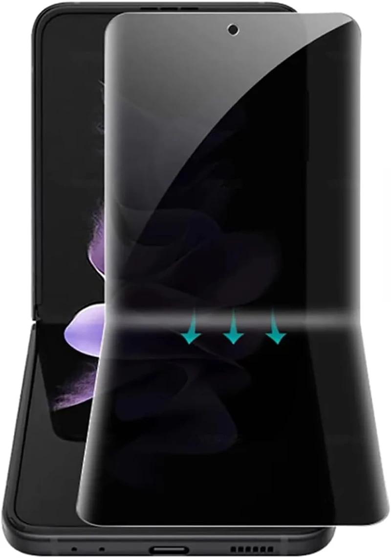 

Anti-Spy Peeping Soft Hydrogel Film for Samsung Galaxy Z Flip 5 4 3 ZFlip Flip5 Flip4 Flip3 Inside Privacy TPU Screen Protector For Galaxy Z Flip 4