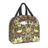 William Morris Compton Floral Pattern Lunch Box for Women Multifunction Cooler Thermal Food Insulated Lunch Bag Office Work