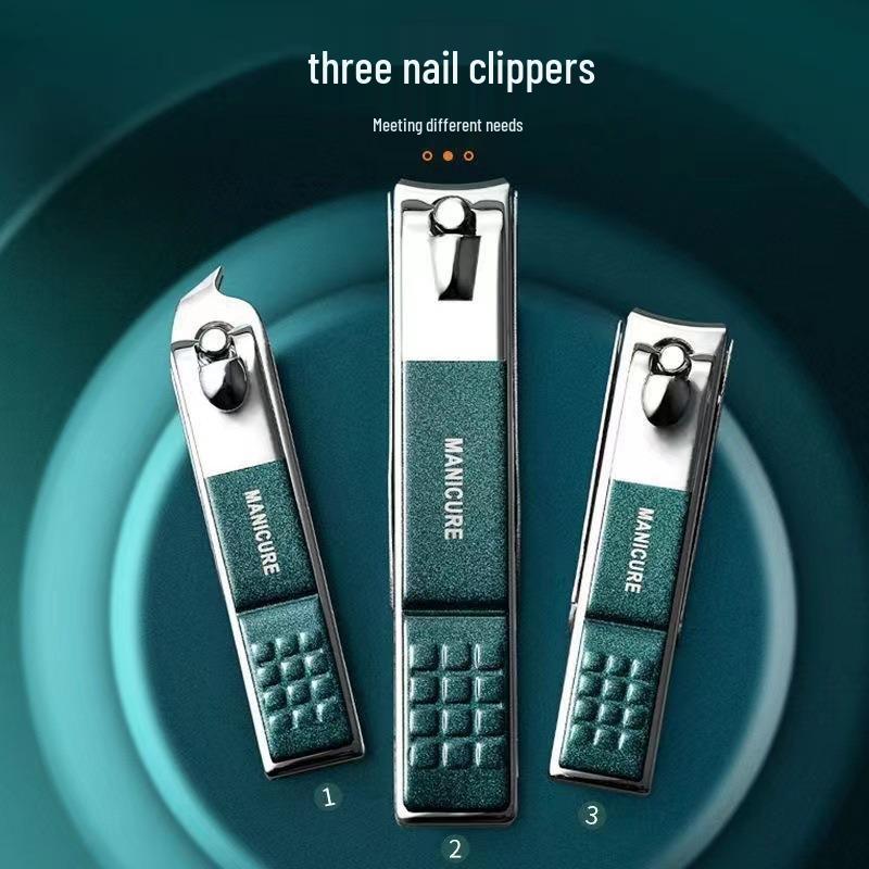 German Craftsmanship Anti-Splash Nail Clipper Set - Four Pieces with Gift Box