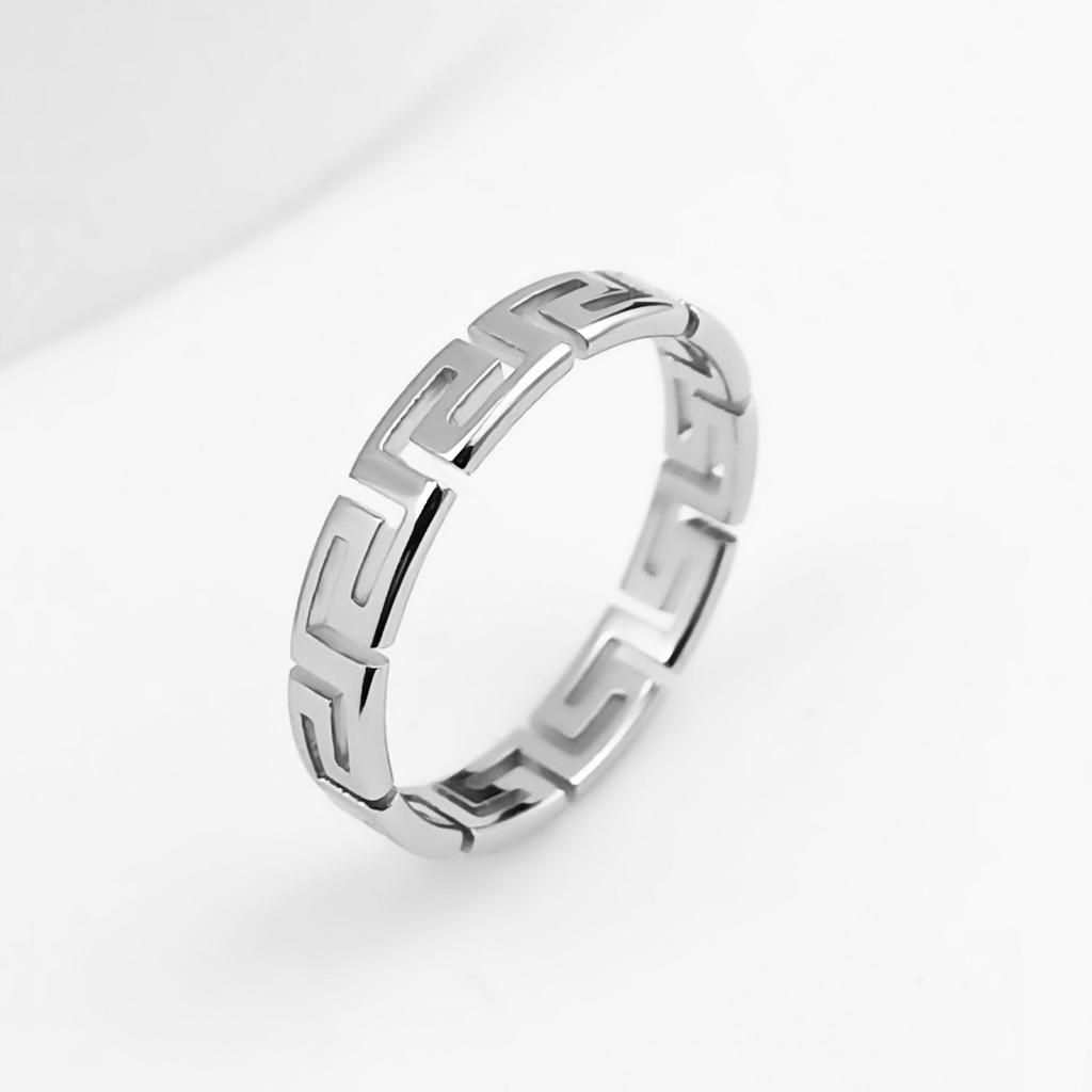 Women's Stainless Steel Titanium Ring - Non-Fading High-End Luxury Plain Band