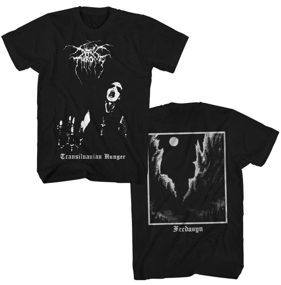 New Darkthrone Transilvanian Hunger Album Black Metal Band T-shirt 2XL