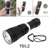 Scuba Diving Flashlight Waterproof Aluminum Alloy Floodlight Light Submarine for