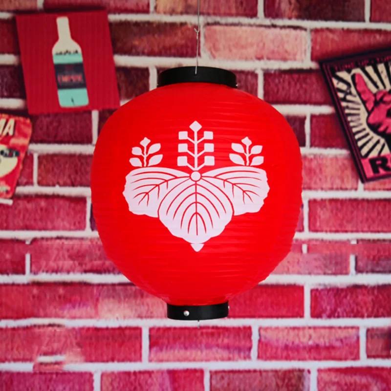 30cm Japanese Izakaya Outdoor Waterproof Decor Lanterns Sake Sushi Lamian Noodles Salmon Cuisine Restaurant Advertising Lantern